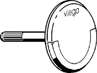 Viega Drehrosette VisignMT4/RT4 6161.159 in Kunststoff verchromt – Bild 3