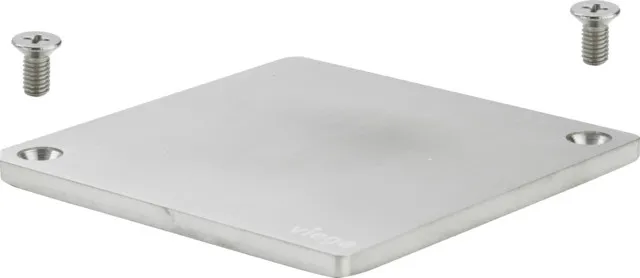 Viega Platte 4933.11 in 100x100mm Edelstahl