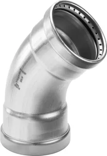 Viega Bogen 45 Grad mit SC Sanpress Inox 2326XLLF in LABS-frei in 64,0mm – Bild 2