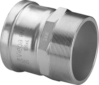 Viega Übergangsst. mit SC Sanpress Inox 2311XLLF in LABS-frei in 88,9mm x R3 – Bild 2