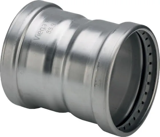 Viega Muffe Sanpress Inox XL 2315XL in 76,1mm Edelstahl