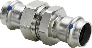 Viega Verschraubung mit SC Sanpress Inox 2360LF in LABS-frei in 22mm