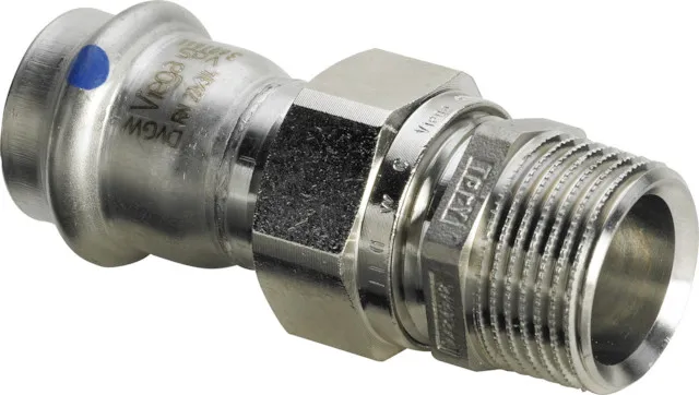 Viega Verschraubung mit SC Sanpress Inox in 2365LF in LABS-frei in 54mm x G2