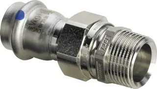 Viega Verschraubung mit SC Sanpress Inox in 2365LF in LABS-frei in 28mm x G1