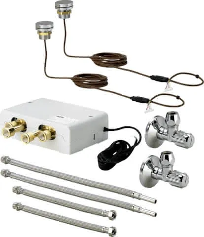 Viega Armatur Multiplex Trio E 6146.2 in Messing verchromt