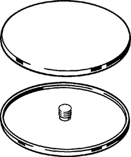 Viega Haube 6145.390 in 74mm x M8 Messing verchromt – Bild 3