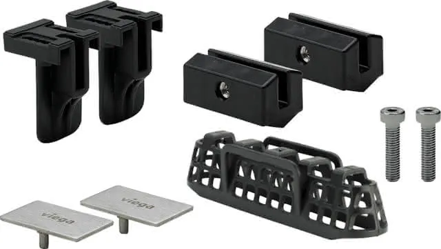 Viega Zubehörset Advantix 4965.86 in Edelstahl schwarz