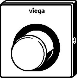 Viega Fernauslösung Visign for Public 8326.21 in Edelstahl gebürstet – Bild 4