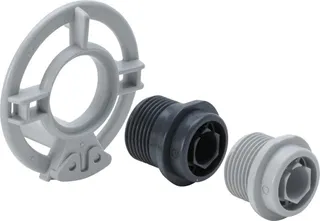 Viega Zulaufflansch 6149.90 in Kunststoff grau