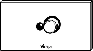 Viega Abdeckplatte 8326.3 Visign for Public 5 in Edelstahl gebürstet – Bild 3