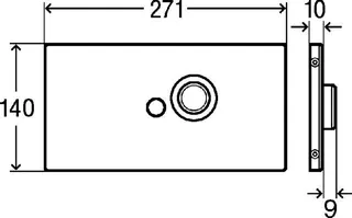Viega Betätigungsplatte 8326.16 Visign for Public 5 in Edelstahl gebürstet – Bild 5