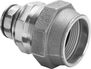 Viega Anschlussstutzen Maxiplex 9093 in 63mm Rotguss – Bild 2