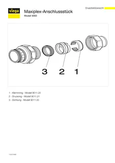Viega Anschlussstutzen Maxiplex 9093 in 63mm Rotguss – Bild 4