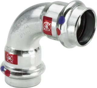 Viega Bogen 90 Grad mit SC Prestabo 1116LF in LABS-frei in 22mm