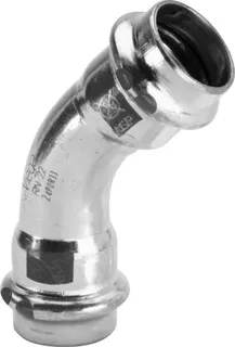 Viega Bogen 45 Grad mit SC Prestabo 1126LF in LABS-frei in 22mm – Bild 2