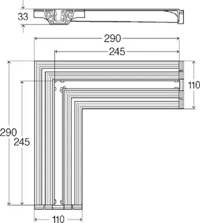 Viega Verbindungsstück Advantix Vario 4966.14 in 290x110mm Kunststoff – Bild 4