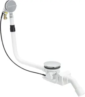 Viega Ab-und Überlauf Rotaplex Trio 6141.61 in 725mmxDN40/50 verchromt