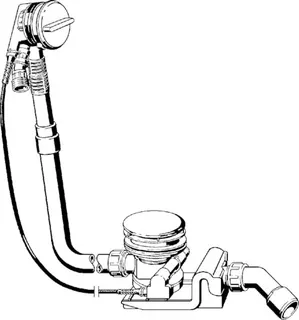 Viega Ab-und Überlauf Rotaplex Trio 6141.61 in 725mmxDN40/50 verchromt – Bild 3