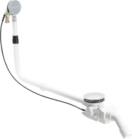 Viega Ab-und Überlauf Rotaplex Trio 6141.71 in 1070mmxDN40/50 verchromt
