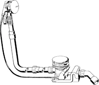 Viega Ab-und Überlauf Rotaplex Trio 6141.70 in 1070mmxDN40/50 verchromt – Bild 3
