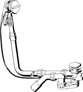 Viega Ab-und Überlauf Multiplex Trio 6161.71 in 1070mmxDN40/50 verchromt – Bild 3