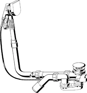 Viega Ab-/Überlauf Multiplex Trio MT9 6170.12 in 1070mmxDN40/50 verchromt – Bild 3