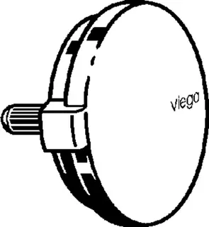 Viega Drehrosette Visign M5/R5 6162.12 in Kunststoff verchromt – Bild 3