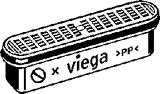 Viega Strahlregler 6161.249 in 42x7x13mm Kunststoff grau – Bild 3