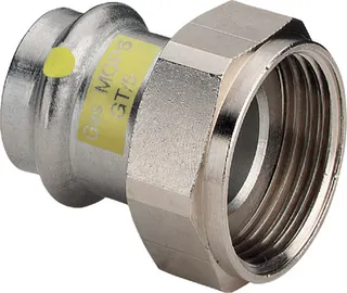 Viega Verschraubung SC Sanpress Inox G 0263.1 für Gas in 18mmxG3/4 Edelstahl