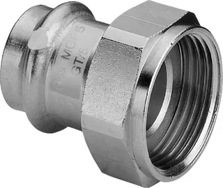 Viega Verschraubung SC Sanpress Inox G 0263.1 für Gas in 42mmxG2 Edelstahl – Bild 2