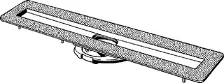 Viega Duschrinnen-Grundkörper Advantix 4982.10 in 800mm Edelstahl – Bild 3