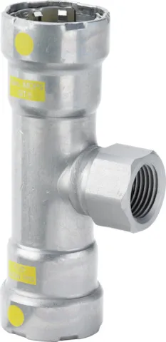 Viega T-Stück mit SC Megapress G 4617.2 in11/2ZollxRp3/4x11/2ZollStahlZn-Nibesch
