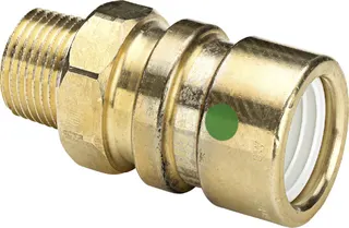 Viega Übergangsstück mit SC Geopress 9611TW in 25mm x R3/4 Rotguss