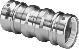 Viega Reparatur-Schiebemuffe mit SC Geopress 9615.5TW in 40mm Rotguss – Bild 2