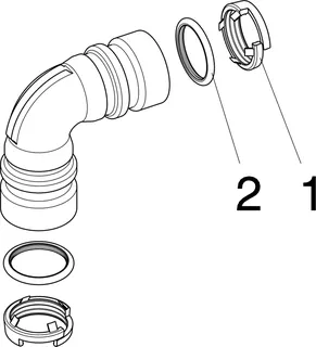 Viega Bogen 90 Grad mit SC Geopress 9616TW in 63mm Rotguss – Bild 4
