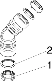 Viega Bogen 45 Grad mit SC Geopress 9626TW in 40mm Rotguss – Bild 4