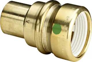 Viega Einsteckstück mit SC Geopress 9615.1TW in 40x28mm Rotguss