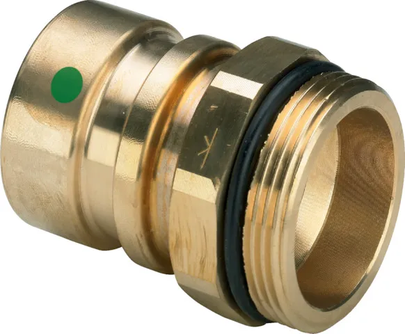 Viega Übergangsstück mit SC Geopress 9621TW in 40mm x G1 1/2 Rotguss