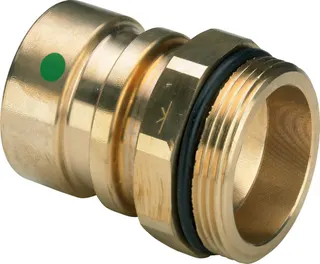 Viega Übergangsstück mit SC Geopress 9621TW in 32mm x G1 1/2 Rotguss