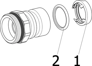 Viega Übergangsstück mit SC Geopress 9621TW in 32mm x G1 1/2 Rotguss – Bild 4
