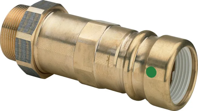 Viega Übergangsstück mit SC Geopress 9622TW in 40mm x R1 1/2 Rotguss