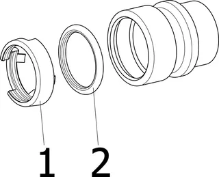 Viega Kappe mit SC Geopress 9656TW in 40mm Rotguss – Bild 4