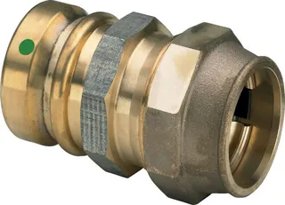 Viega Übergangsstück mit SC Geopress 9613.2TW in 32x32mm Rotguss