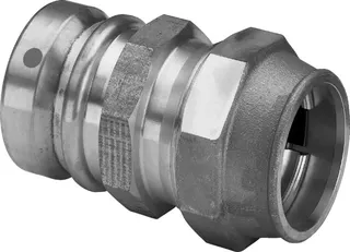 Viega Übergangsstück mit SC Geopress 9613.2TW in 32x32mm Rotguss – Bild 2