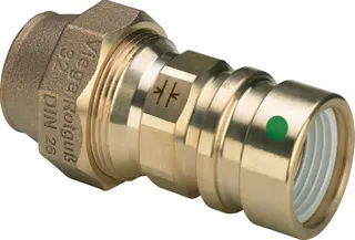 Viega Übergangsstück mit SC Geopress 9613.4TW in 32x32mm Rotguss