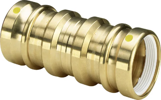 Viega Reparatur-Schiebemuffe mit SC Geopress G 9615.5G in 63mm Rotguss