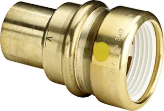 Viega Einsteckstück mit SC Geopress G 9615.1G in 28x32mm Rotguss