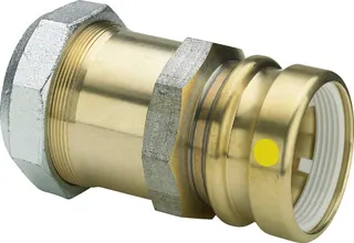 Viega Übergangsstück mit SC Geopress 9613.3G in 40mm x DN32 Rotguss