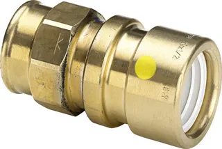 Viega Übergangstück mit SC Geopress 9612G in 40mm x Rp1 1/4 Rotguss