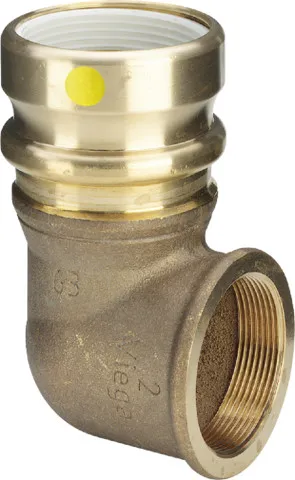 Viega Übergangsbogen 90 Grad mit SC Geopress 9614.2G in 50mm x Rp1 1/2 Rg
